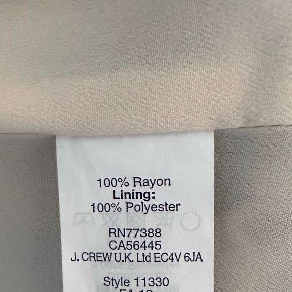 J. Crew Jules Shift Dress Mini Long-Sleeve Snowcat Leopard 12 MCM Mod Retro 60's - Picture 10 of 14